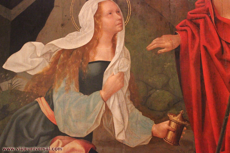 APARICIÓN DE CRISTO A SANTA MARÍA MAGDALENA, MUSEO NACIONAL DE ARTE ANTIGUO  DE LISBOA, PORTUGAL